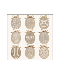 Napkin 25 Natural Easter FSC Mix