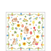 Napkin 25 Easter collage FSC Mix