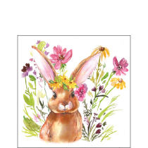 Napkin 25 Girl bunny FSC Mix