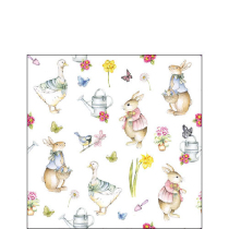 Napkin 25 Easter garden FSC Mix