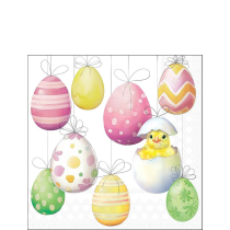 Napkin 25 Hanging Easter eggs FSC Mix