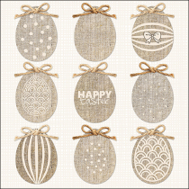 Napkin 33 Natural Easter FSC Mix