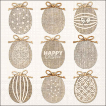 Napkin 33 Natural Easter FSC Mix