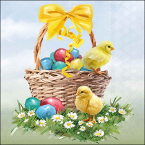Napkin 33 Easter basket FSC Mix