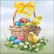 Napkin 33 Easter basket FSC Mix