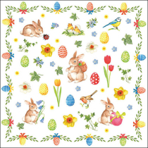 Napkin 33 Easter collage FSC Mix