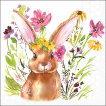 Napkin 33 Girl bunny FSC Mix
