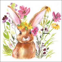 Napkin 33 Girl bunny FSC Mix
