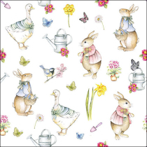 Napkin 33 Easter garden FSC Mix