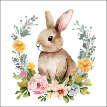 Napkin 33 Cute Easter rabbit FSC Mix