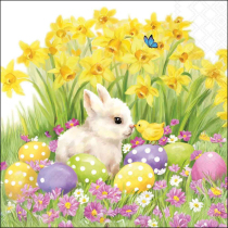 Napkin 33 Easter friends FSC Mix