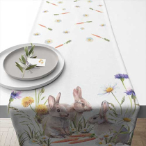 Table runner 40x150 cm Carrot treat