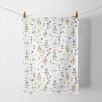 Kitchen towel Easter garden