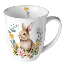 Mug 0.4 L Cute Easter rabbit
