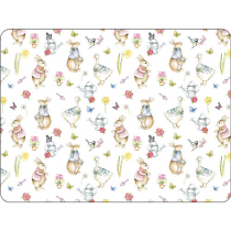 Placemat Easter garden