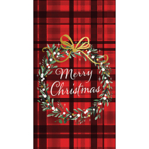 Napkin GT Christmas plaid red FSC Mix
