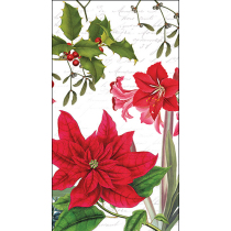 Napkin GT Christmas plants white FSC Mix