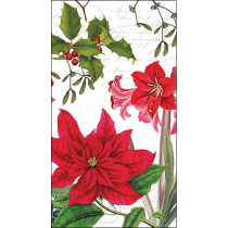 Napkin GT Christmas plants white FSC Mix