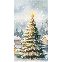 Napkin GT Tree in snow FSC Mix