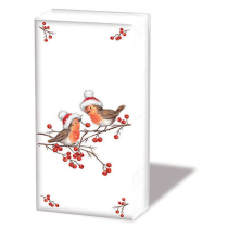Hdkf Christmas robins white