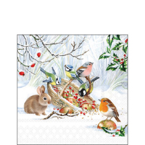 Napkin 25 Winter treat FSC Mix