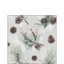 Napkin 25 Pine cone all over FSC Mix