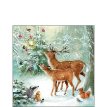 Napkin 25 Forest celebration FSC Mix