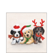 Napkin 25 Sweet dogs FSC Mix