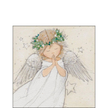 Napkin 25 Praying angel FSC Mix