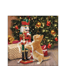 Napkin 25 Playing with nutcracker FSC Mix