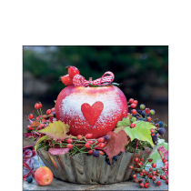 Napkin 25 Snow dusted apple FSC Mix