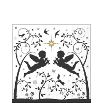 Napkin 25 Flying angels FSC Mix