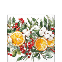 Napkin 25 Winter oranges FSC Mix