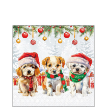 Napkin 25 Funny cute puppies FSC Mix