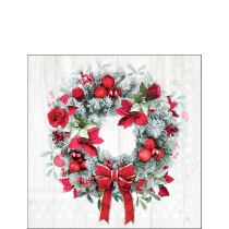 Napkin 25 Blooming wreath FSC Mix