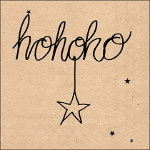 Napkin 33 Recycled Hohoho star FSC Mix
