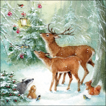 Napkin 33 Forest celebration FSC Mix