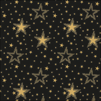 Napkin 33 Night sky gold/black FSC Mix