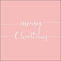 Napkin 33 Christmas note rose FSC Mix
