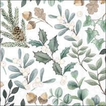 Napkin 33 Collection of leaves FSC Mix