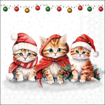 Napkin 33 Funny cute kittens FSC Mix