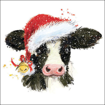 Napkin 33 Christmas cow bell FSC Mix