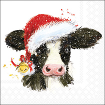 Napkin 33 Christmas cow bell FSC Mix