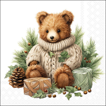 Napkin 33 Cuddle bear FSC Mix