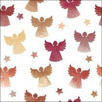 Napkin 33 Angel silhouettes berry FSC Mix