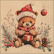 Napkin 33 Recycled Teddy's gift nature FSC Mix