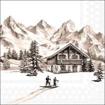 Napkin 33 Ski chalet FSC Mix