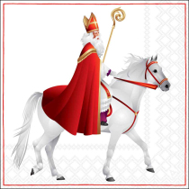 Napkin 33 St. Nicholas galloping FSC Mix