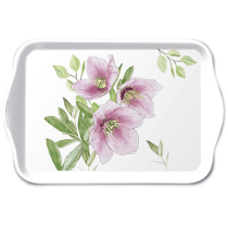 Tray melamine 13x21 cm Classic helleborus