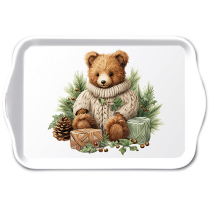 Tray melamine 13x21 cm Cuddle bear